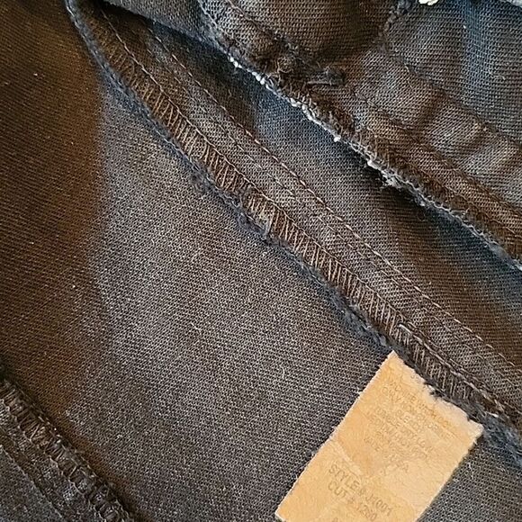 Black studded denim jacket size M dungarees - Picture 9 of 14